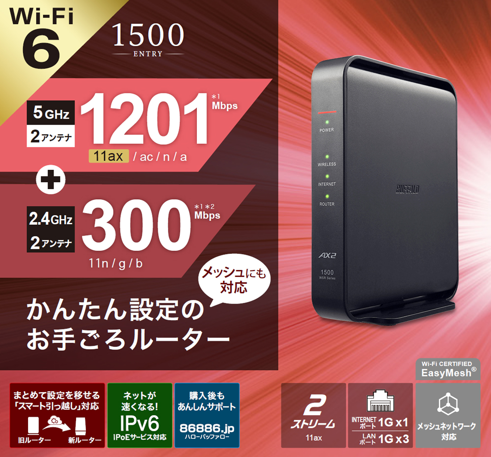 WSR-1500AX2L 